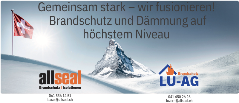 Fusionierung Allseal AG & LU AG